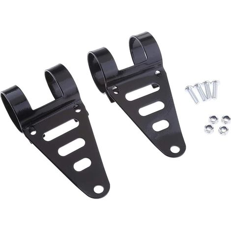Lot de 2 supports de fixation pour phare de moto Cafe Racers 41-43 mm
