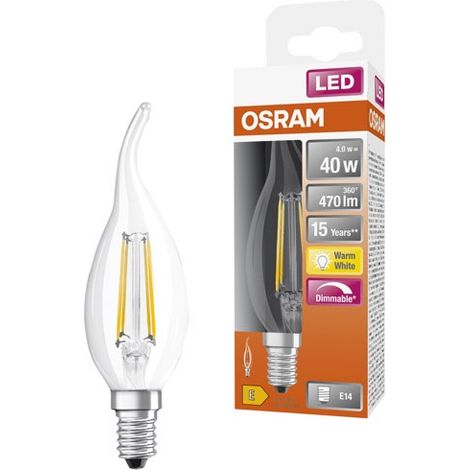 LED Flamme Cdv Windstoß Filament Variabel Dimm. 4,5 W E14 Warm - Ledvance GP