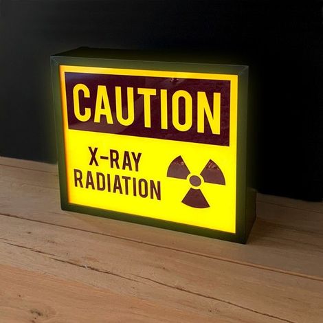 Scatola luminosa - GENERICO - Radioattività - Metallo - Vetro - 32 x 11 x 36,5 cm (1/3)
