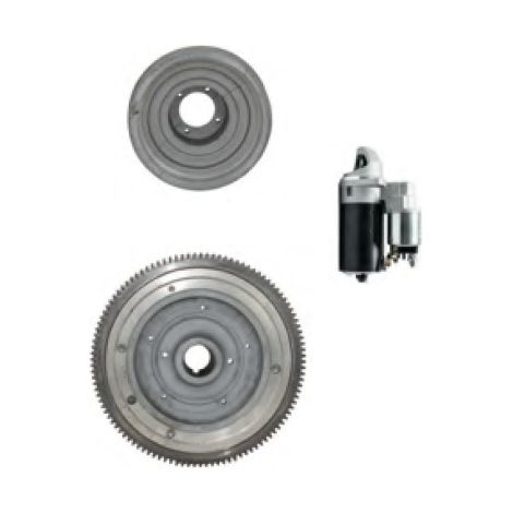 Kit avviamento elettrico con volano motore DIESEL RUGGERINI RF80 RF81 RF90 RF120