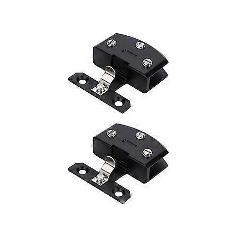 Lot de 2 charnières pour porte en verre, charnières de meubles, charnières de fixation pour porte vitrée de placard de cuisine, adaptées aux verres de 5 à 8 mm d'épaisseur. (1/5)