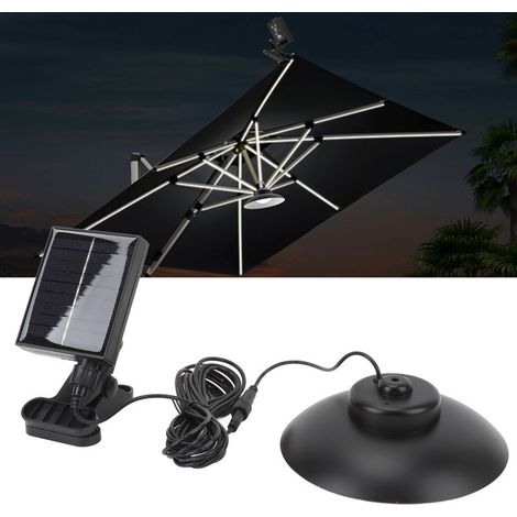 Lampe ESOL AI Heat pour PA RA PLU IE LED 1,2 W CPON éclairage blanc affichage de puissance de charge USB télécommande parasol de patio lumière pour camping jardin,DUBUNS (1/5)
