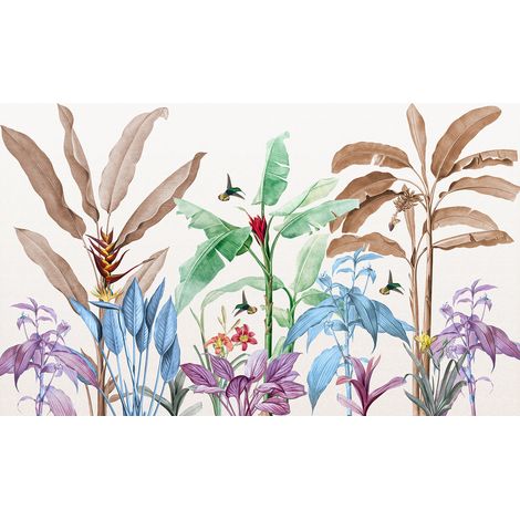Papier peint panoramique Enfants - Tiges de Bananier - 130 cm x 80 cm (1/2)