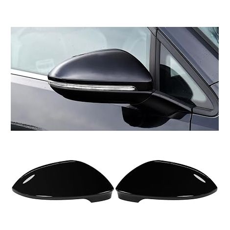 Coque de Rétroviseur Golf 7/7.5 2013-2018 Boîtier de Rétroviseur Golf MK7 MK7.5 Couverture Miroir - Blanc (1/4)