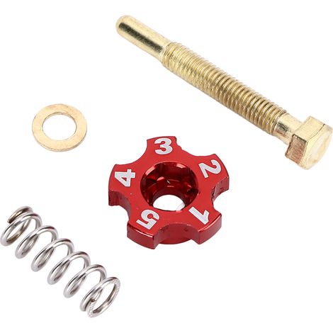 Vis de réglage richesse et ralenti pour carburateur moto 21-34mm, remplacement Keihin PWK, pointeau de mixture air-carburant, vis de régime bas, pièce détachée motocross. (1/5)