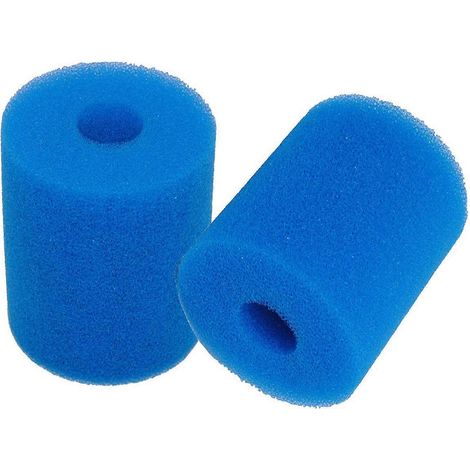 Lot de 2 éponges filtrantes pour filtre de type H, mousse filtrante -- (1/5)