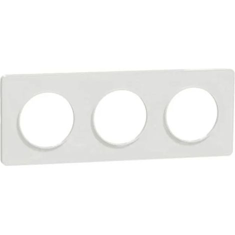 Placca interruttore Schneider Electric odace touch 3 posti ABS