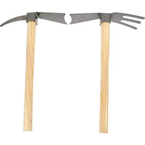 2pièces Houe De Jardinage pour Culture Maraîchère Outil De Plantation Extérieure Et Portable (1/5)