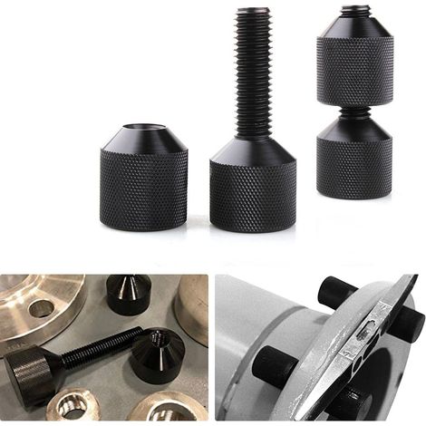 Goupille de positionnement de bride à double trou, pièces de modification automobile, alliage d'aluminium 6061, 1-1/8 pouce, goupille de positionnement de bride à 2 trous (1/5)