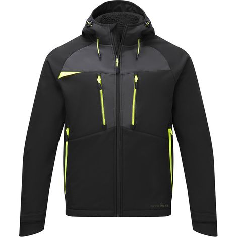 Dx4 Softshell Foderato in pile (3l) - Taglia 4xl - Nero - Portwest