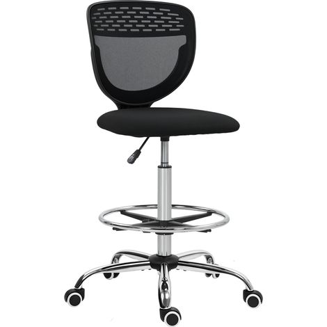 Chaise de bureau haute ergonomique CHARLITO noire (1/3)