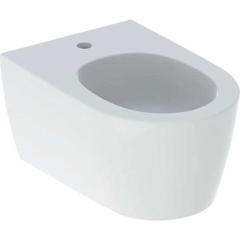 Geberit ONE - Wand-Bidet, 540x370 mm, verdeckter Überlauf, mit 1 Hahnloch, KeraTect, weiß 500.690.01.1 (1/5)