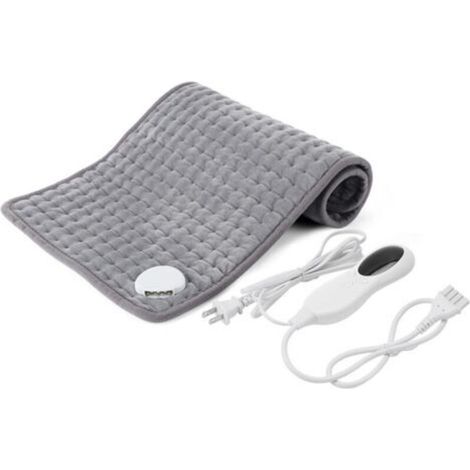 60X30cm coussin chauffant électrique de physiothérapie thermique surdimensionné couverture électrique coussin chauffant coussin chauffant ， gris foncé
