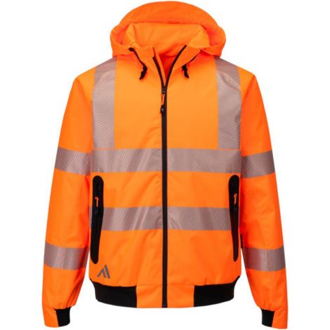 Chaqueta impermeable de alta visibilidad deportiva KX3 PORTWEST KX315 XXL Amarillo (1/2)