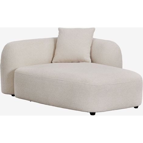 Module chaise longue droit pour canapé modulaire en chenille Coco SKLUM (1/5)
