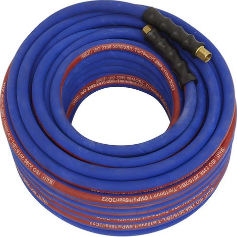 Sealey Extra-Heavy-Duty Air Hose with 1/4"BSP Unions 30m x 10mm