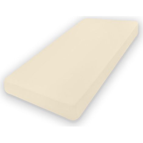 Lenzuolo jersey CLASSIC con elastico 130x190, 140x200x20, ecru02, MATEX (1/5)