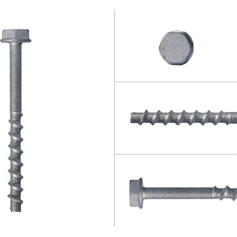 Betonschrauben Verzinkt M8 x 50 mm Sechskantkopf SW13 - Karton a