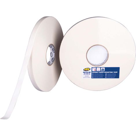 Cinta doble cara HPX 19mm x 50m, ideal para manualidades y reparaciones. (1/2)