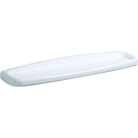 Tablette pour sanitaires Rossignol plastique blanc