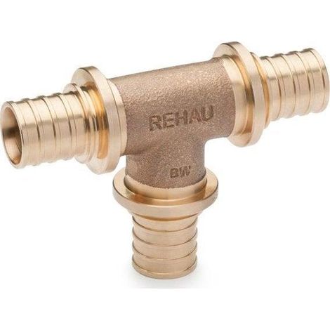 Rehau gleiches T-Stück SDR 11 Messing 40-40-40 mm Rohrverbindung