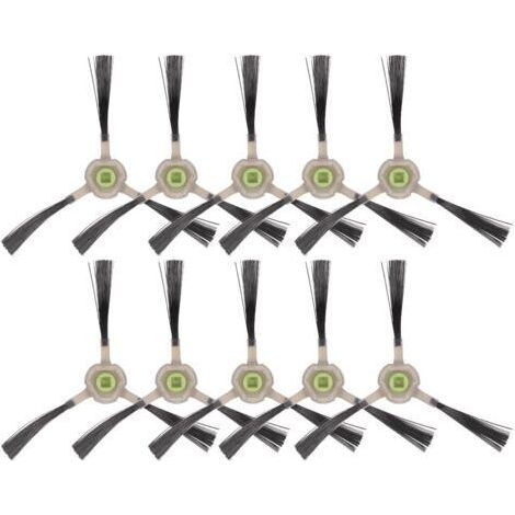 BUNTHAUS (10 pièces) Brosse latérale pour Lefant M1, M320, M310, M210B M213S M210S M210 M213 OKP K2 K3 K3A K4 K5, kit de brosse latérale pour aspirateur robot, accessoire de brosses latérales de rempl (1/5)