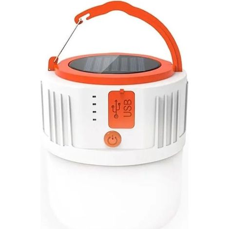 Lanterne de Camping Solaire Rechargeable tanche et portable lampe de poche avec USB Port - Convient pour Tente Randonne YYV (1/4)