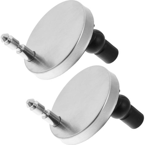 Lot de 2 de Vis de Fixation pour Siège, Acier Inoxydable, Argenté (1/5)