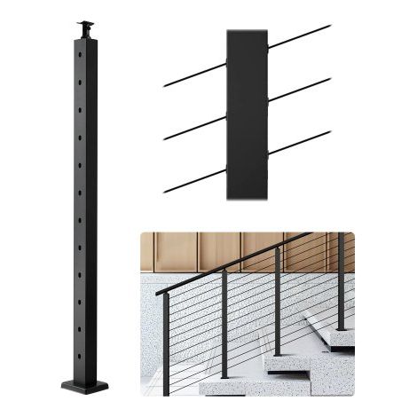 Ringhiera per Recinzione da Balcone 1067x100x100 mm da Giardino