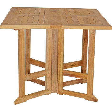 Table de jardin en teck PIAVA 2 places (1/3)