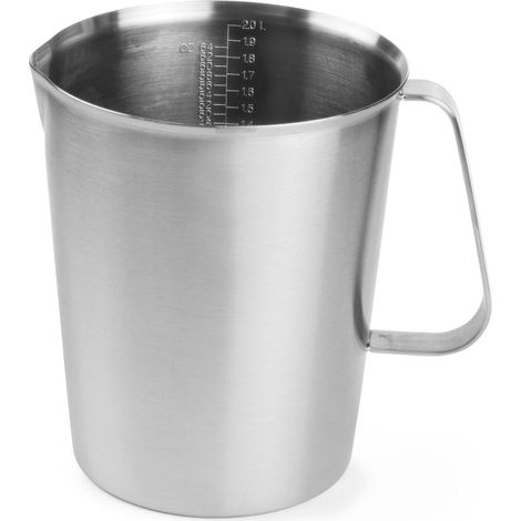 Misurino da cucina con bilancia in acciaio inox 2 l - Hendi 516300 (1/2)