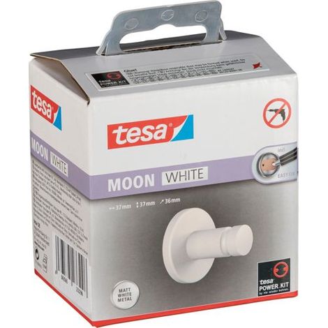 Tesa Moon Handtuchhaken 40573 - White matt