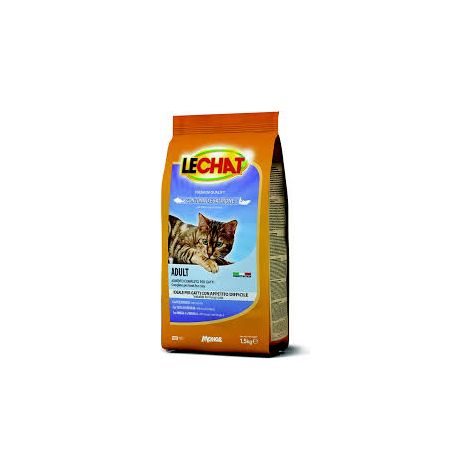 CROCCANTINI PER GATTI 'LE CHAT' tonno e salmone - kg 1,5  - MONGE