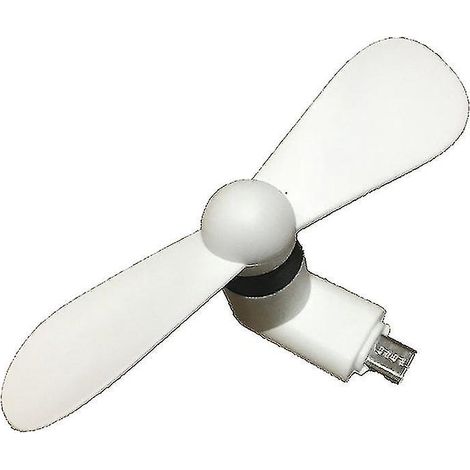 Ventilateur portable micro USB pour téléphone portable Android, silencieux