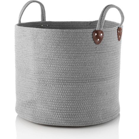 Panier avec poignées GIULIO gris (1/2)