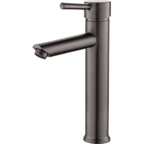 Essebagno Deco miscelatore per lavabo in grigio gun metal
