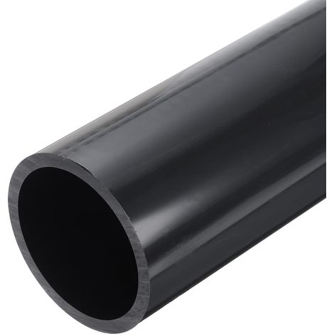 3.54 Pouce Tube Rigide En PVC Tube Rond 76.6mm DI Gris Foncé (1/5)
