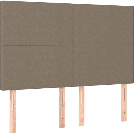 Maison Exclusive - Cabecero de cama color topo 144x5x118/128 cm T (1/5)