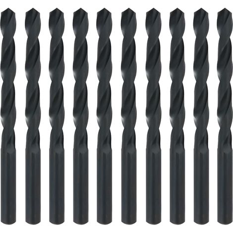 Set di 10 punte elicoidali HSS in acciaio rapido da 3,5 mm, adatte per rame, alluminio, ferro, plastica e legno. (1/5)
