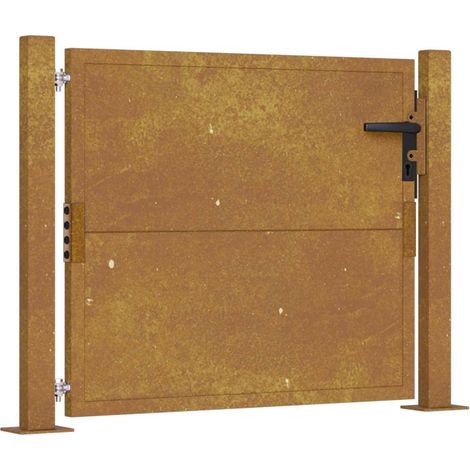 Maison Exclusive - Gartentor 100 x 75 cm Pulverbeschichteter Stah (1/5)