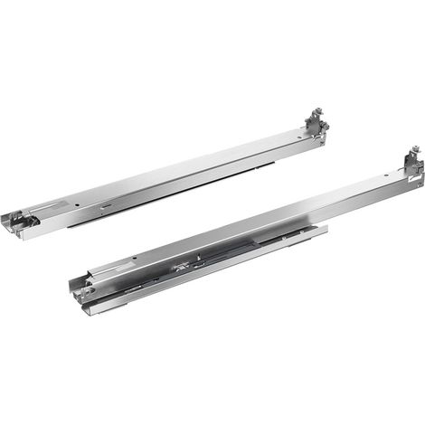 Coulisse bois actro 5d silent system montage fond du meuble - Longueur : 400 mm - HETTICH
