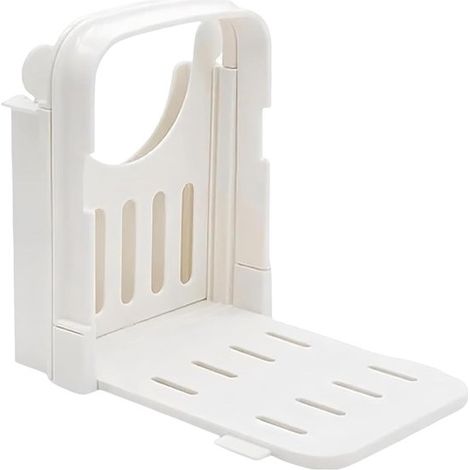 Tabla de cortar pan - Rebanadora de pan - Rebanado uniforme - Estabilidad antideslizante - 16 x 14 x 6 cm (1/5)