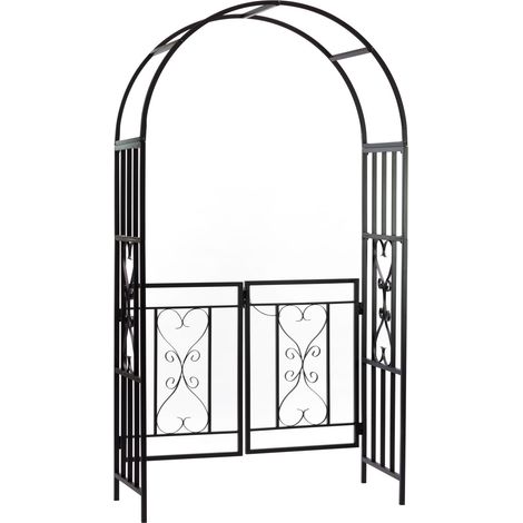 Rosenbogen Rosenspalier Torbogen Dover 111x52,5x212 cm Rankbogen Rankhilfe (1/5)