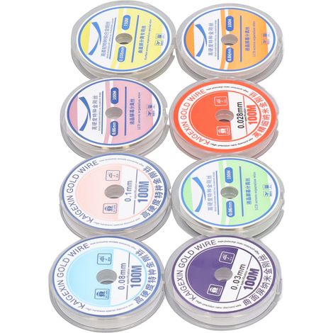 Fil de découpe en alliage de tungstène pour écran LCD, 8 pièces, 0,028 0,03 0,035 0,04 0,05 0,06 0,08 0,1 mm, fil de séparation d'écran (1/5)