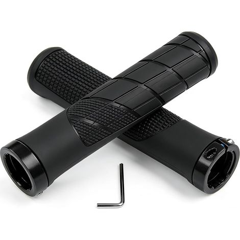 1 par de puños ergonómicos para manillar de bicicleta de montaña, puños antideslizantes para bicicleta, patinete, BMX, patinete eléctrico, diámetro interior de 22 mm