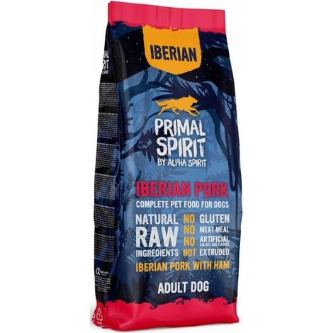 Primal Spirit Ib茅rico 70% Cerdo/Jam贸n para Perros 12k