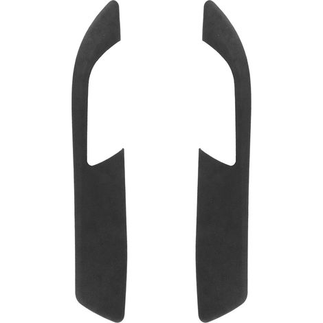 Lot de 2 panneaux de poignées de porte intérieures en suédine, cadre de 2 mm d'épaisseur, compatibles avec Z4 E89 2009-2016, gris (1/5)