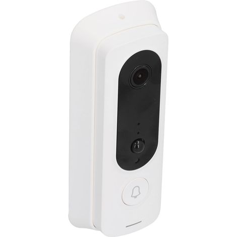 H2 720P Mini-Türklingel mit geringem Stromverbrauch, Video-Türklingel und kabellose Video-Türklingel für Zuhause und Büro, Weiß (1/5)
