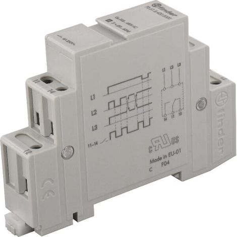 RELE CONTROL AC CA 50/60Hz 208-480V FINDER 706184000000 (1/2)