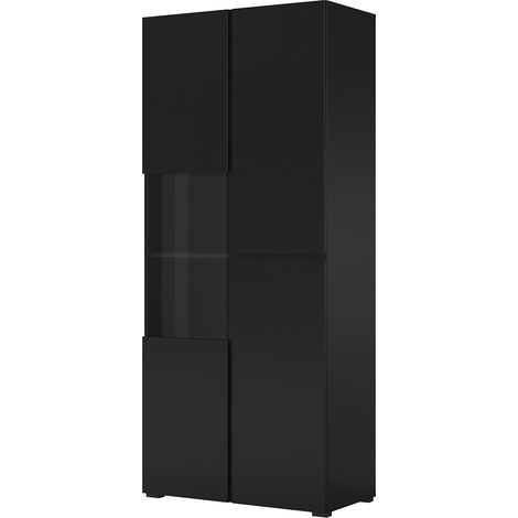 Aparador de 2 puertas Lilia Negro (1/4)